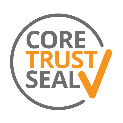 Core Trust Seal logo with a circle around the words and a golden checkmark.